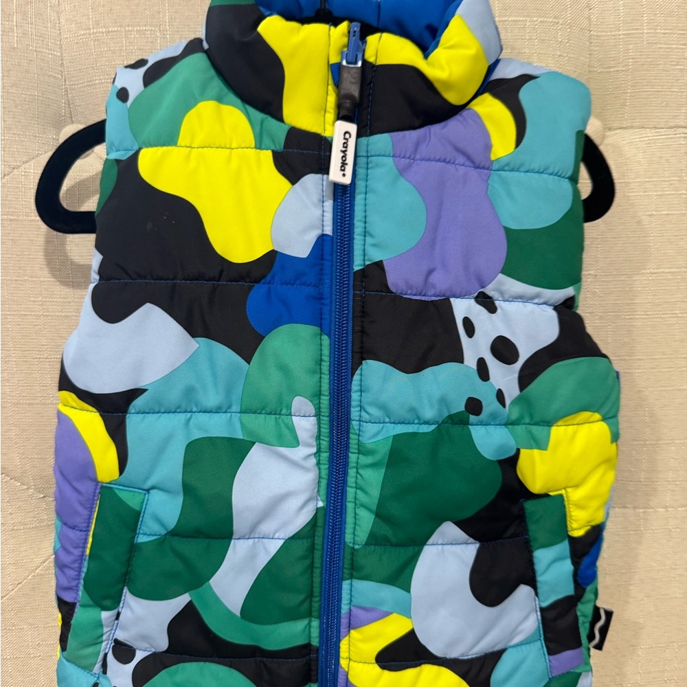 Colorful crayola Puffer Vest